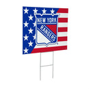 New York Rangers Stars & Stripes Yard Sign