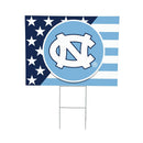 North Carolina Tar Heels Stars & Stripes Yard Sign