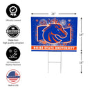 Boise State University Yard Sign, Patriotic