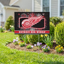 Detroit Red Wings Yard Sign, Patriotic