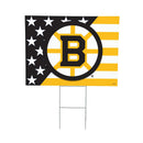 Boston Bruins Stars & Stripes Yard Sign