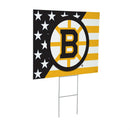 Boston Bruins Stars & Stripes Yard Sign