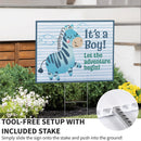Yard Sign, It's a Boy Baby Zebra