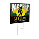 Green Bay Packers Yard Sign, Bigfoot