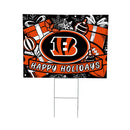 Cincinnati Bengals Yard Sign, Holiday