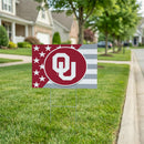 Oklahoma Sooners Stars & Stripes Yard Sign