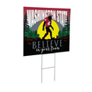 Washington State University Yard Sign, Bigfoot