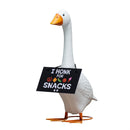 Giddy the Goose Hanging Sign, I Honk for Snacks
