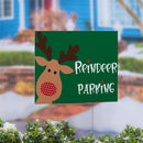 Twas The Night Yard Sign,"Reindeer Parking", 24"x18"
