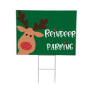 Twas The Night Yard Sign,"Reindeer Parking", 24"x18"