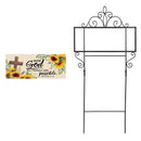 With God Anything Is Possible PVC Horizontal Yard Sign, 20"Wx 8"H