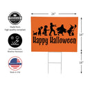 Haunted House Yard Sign,"Happy Halloween", 24"x18"
