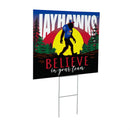 University of Kansas Yard Sign, Bigfoot