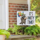 This Calls For Cake Yard Sign with H-Stake, "Its Party Time!", 24"x18"
