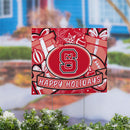 North Carolina State University Yard Sign, Holiday