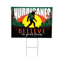 University of Miami Yard Sign, Bigfoot
