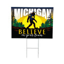 University Of Michigan Yard Sign, Bigfoot