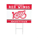 Detroit Red Wings, 100 Anniversary Cororplast Yard Sign