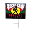 Fresno State Yard Sign, Bigfoot