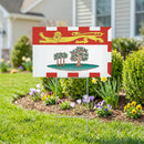 Canada Prince Edward Island Yard Sign with H-Stake, 24"x18"