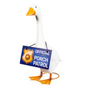 Giddy the Goose Hanging Sign, Official Porch Patrol