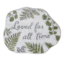 Memorial Garden & Memorial Stone, Loved for All Time Cement Fern Garden Stone