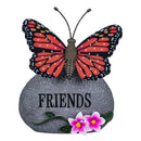 Cottage Garden Stone, Resin Garden Bug with Animated Wings, Solar, 6.5", Asst of 3