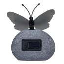 Cottage Garden Stone, Resin Garden Bug with Animated Wings, Solar, 6.5", Asst of 3