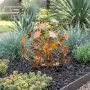VivaStyle Orb, Metal Floral Starburst and Sunburst, 10"D, Asst of 2