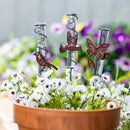 Cottage Garden Rain Gauge Plant Pick, 3 Styles, 8 Of Each,24PCS CDU