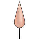VivaStyle Glass Stake, Leaf, 55"H, Asst of 4