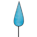 VivaStyle Glass Stake, Leaf, 55"H, Asst of 4