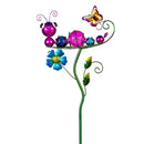 Pollinator Garden Solar Metal Caterpillar Stake 36"H, 2 Assorted, 12PCS CDU