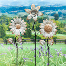 What She Shed Metal Galvanized Flower Stake, 3 Assorted, 12PCS CDU
