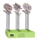 What She Shed Metal Galvanized Flower Stake, 3 Assorted, 12PCS CDU
