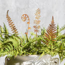 VivaStyle Plant Pick, Metal Foliage, Set of 24 in Bucket
