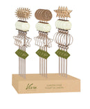 VivaStyle Garden Stake, Celestial GID Orb Garden Stake, 18"H, Asst of 3, CDU