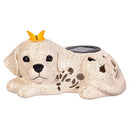 Pet Central Garden Statuary, Resin Puppy with Shadow Glow Pattern, Solar, 9"L