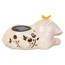 Pet Central Garden Statuary, Resin Puppy with Shadow Glow Pattern, Solar, 9"L
