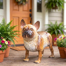 Pet Central Garden Statuary, Metal French Bulldog, 12.4"H