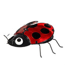 Cottage Garden Statuary, Glass Ladybug, Solar, 12"H