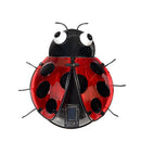 Cottage Garden Statuary, Glass Ladybug, Solar, 12"H