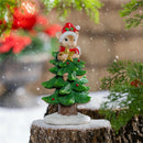 Twas The Night, Resin Mouse Head Christmas Tree Statuary, 10"H