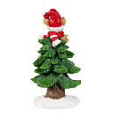 Twas The Night, Resin Mouse Head Christmas Tree Statuary, 10"H
