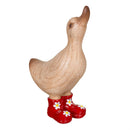 Hillside Pasture Garden Statuary, Resin Daisy Boot Duck, 8.5"H, Asst of 2