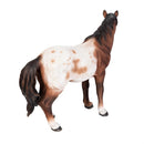 Hillside Pasture Statuary, Resin Mustang, Appaloosa, and Clydesdale Horse, 11.5", Asst of 3