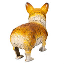 Pet Central Garden Statuary, Metal Happy Corgi, 10.8"H