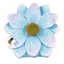 Cottage Garden Statuary, Resin Glow Flower, Solar, 7", Asst of 3