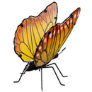 Cottage Garden Statuary, Glass Butterfly, Solar, 10.5"