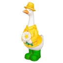 Hillside Pasture Garden Statuary, Ceramic Sunny Garden Goose, 12"H, Asst of 2